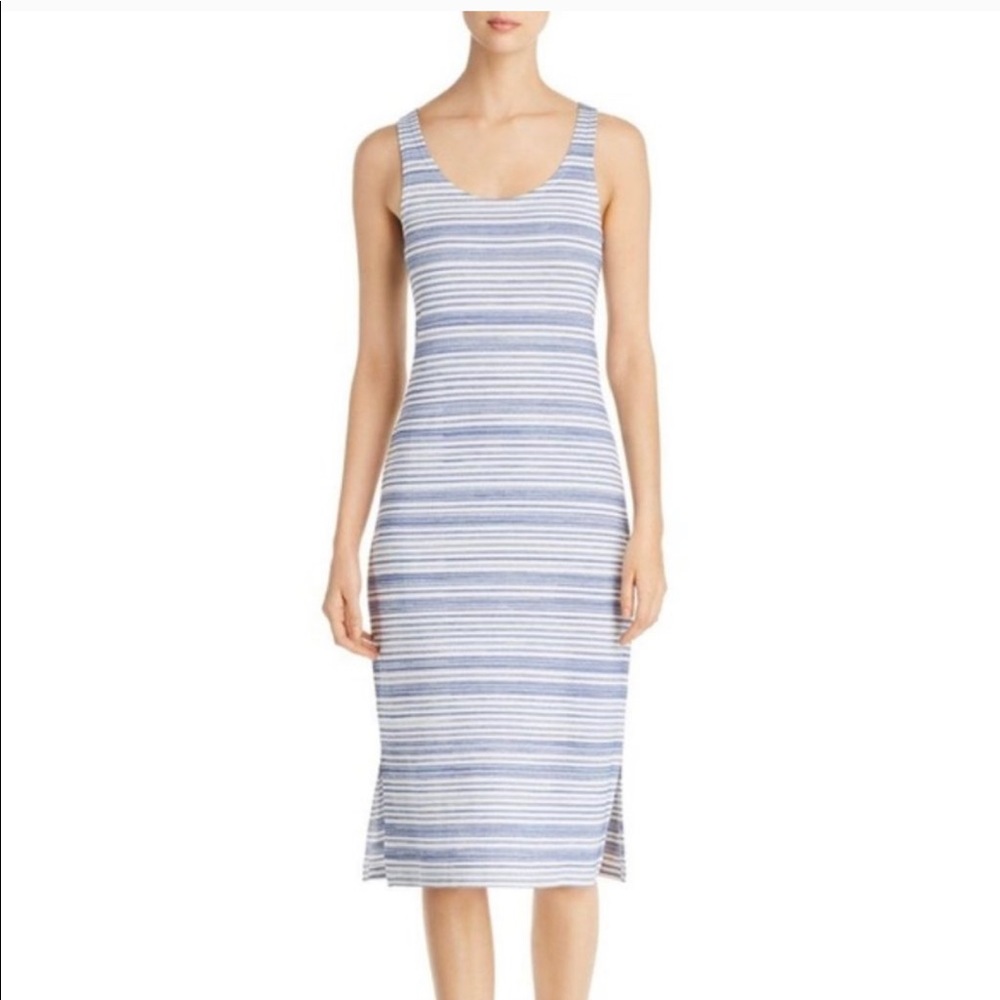 Anthropologie Lysse Striped Midi Dress